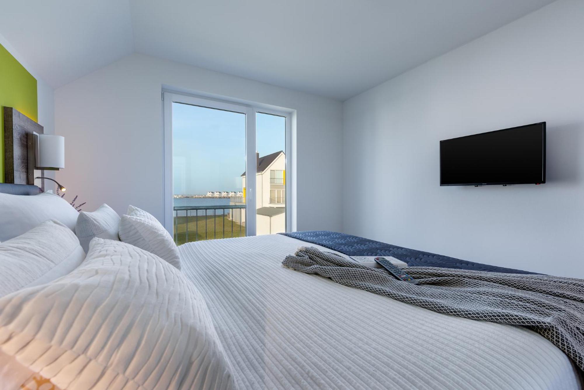 Fewo Kapitaen James Cook By Seeblick Ferien Oro, Wasserbett, E-Ladesaeule, Olpenitz Extérieur photo